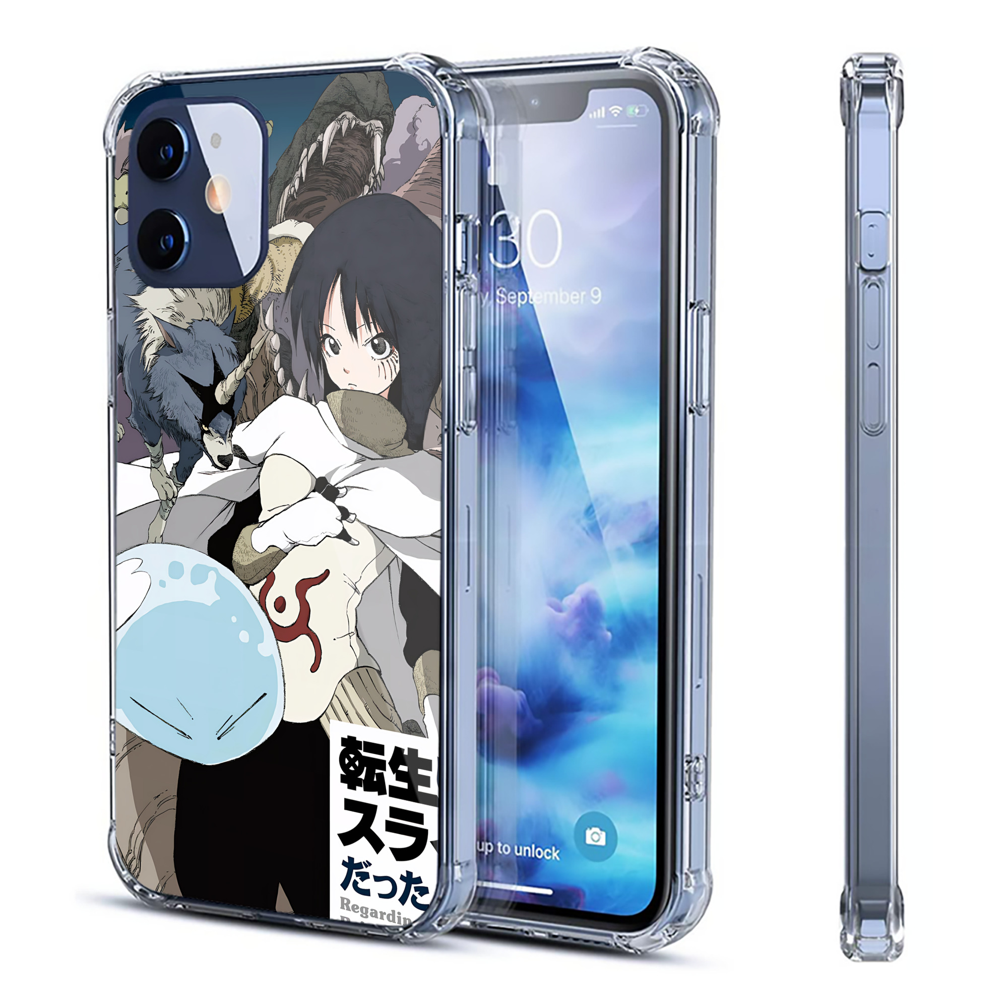 （画像用） 転スラ Regarding Reincarnated to Slime 【iPhone 12シリーズ対応】透明スマホケース（クリアソフトケース）